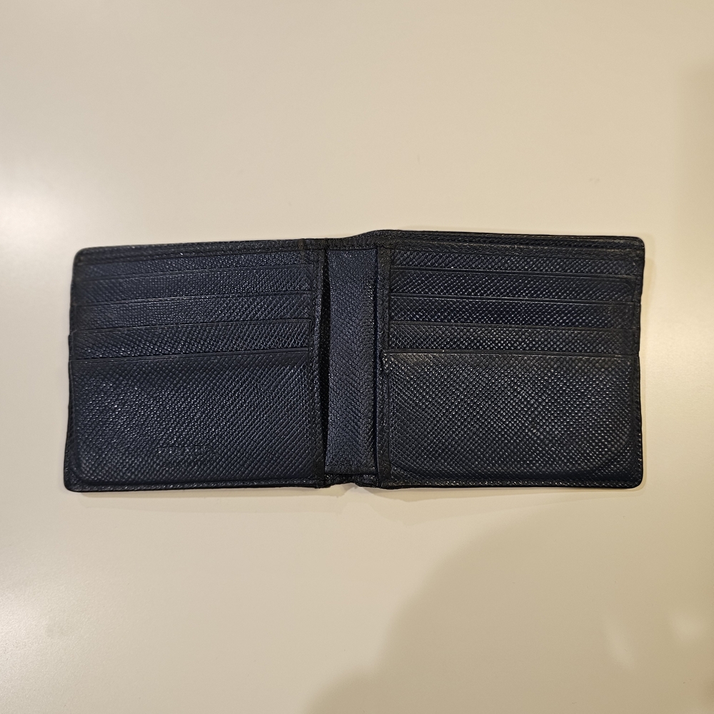 Prada Men's Anthracite Saffiano Leather Bifold Wallet - Picture 5 of 15